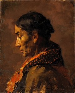 Old Spanish Woman (Enrique Jaraba Y Jiménez) - Nationalmuseum - 18658