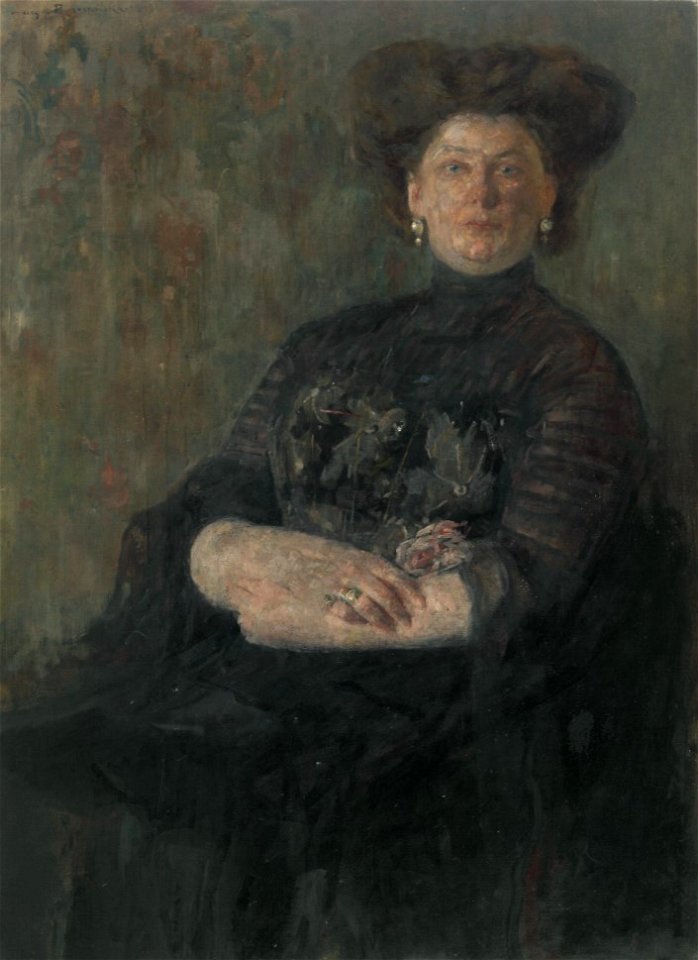Olga Boznańska Portret Heleny Chmielarczykowej 1909 Muzeum Śląskie Katowice