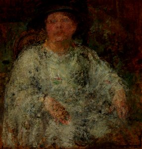 Olga Boznańska - Portrait of a Lady with Glasses - MNK II-b-1351 - National Museum Kraków