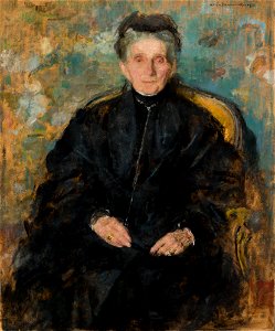 Olga Boznańska - Portrait of Jadwiga Sapieżyna née Sanguszko - MNK II-b-2296 - National Museum Kraków