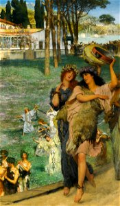 On the road-Alma-Tadema
