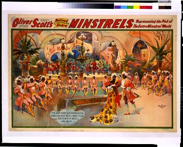 Oliver Scott's Refined Negro Minstrels representing the pick of the entire minstrel world. LCCN2014637022