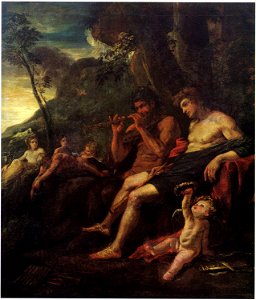 Olympos et Marsyas - Poussin - CollPart