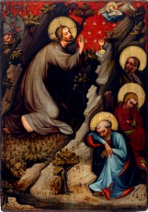 Oltář třeboňský, Kristus na hoře Olivetské, Národní galerie v Praze