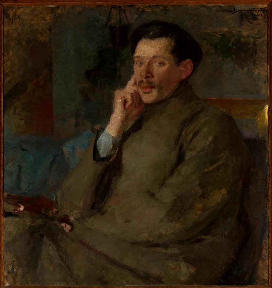 Olga Boznańska - Portrait of Franciszek Mączyński (1874–1947), architect - MP 530 MNW - National Museum in Warsaw