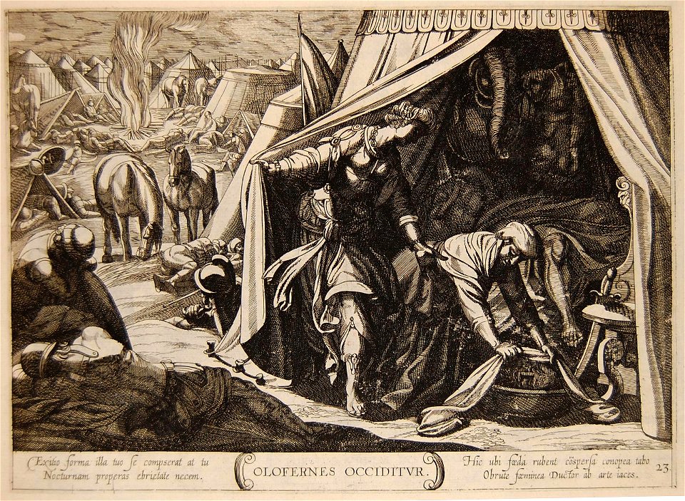 Olofernes occiditur (BM 1948,0410.4.24)