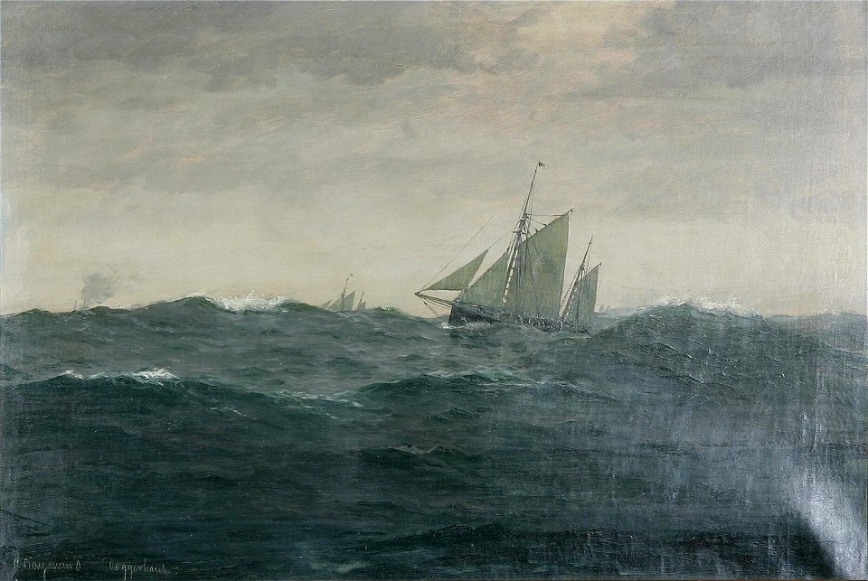 Christian Benjamin Olsen - Skibe ved Doggerbanke