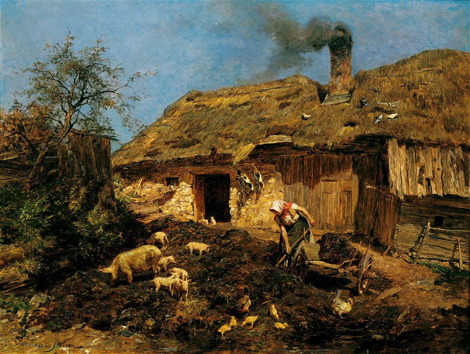 Olga Wisinger-Florian - Arbeit am Bauernhof - 4554 - Österreichische Galerie Belvedere