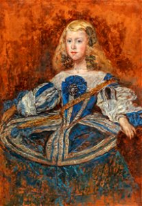 Olga Boznanska - Portrait of Infantin Margarita after Diego Velazquez