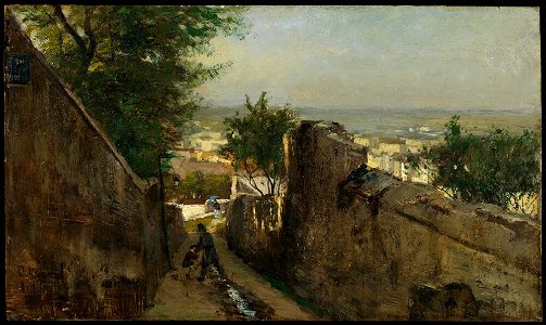 Olof Hermelin - A Street in Montmartre - NM 7453 - Nationalmuseum