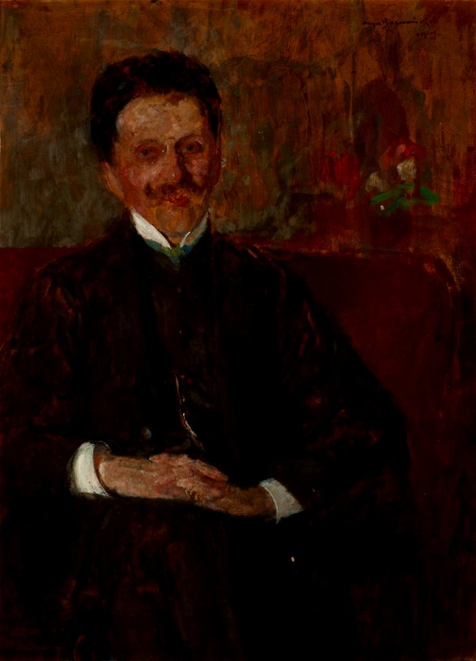 Olga Boznańska - Portrait of Władysław Chmielarczyk - MNK II-b-16 - National Museum Kraków