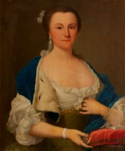 Onbekend - Lucy Young (1723-1773). Echtgenote van William Henry van Nassau-Zuylensteyn, vierde Graaf van Rochford - C1048 - Cultural Heritage Agency of the Netherlands Art Collection
