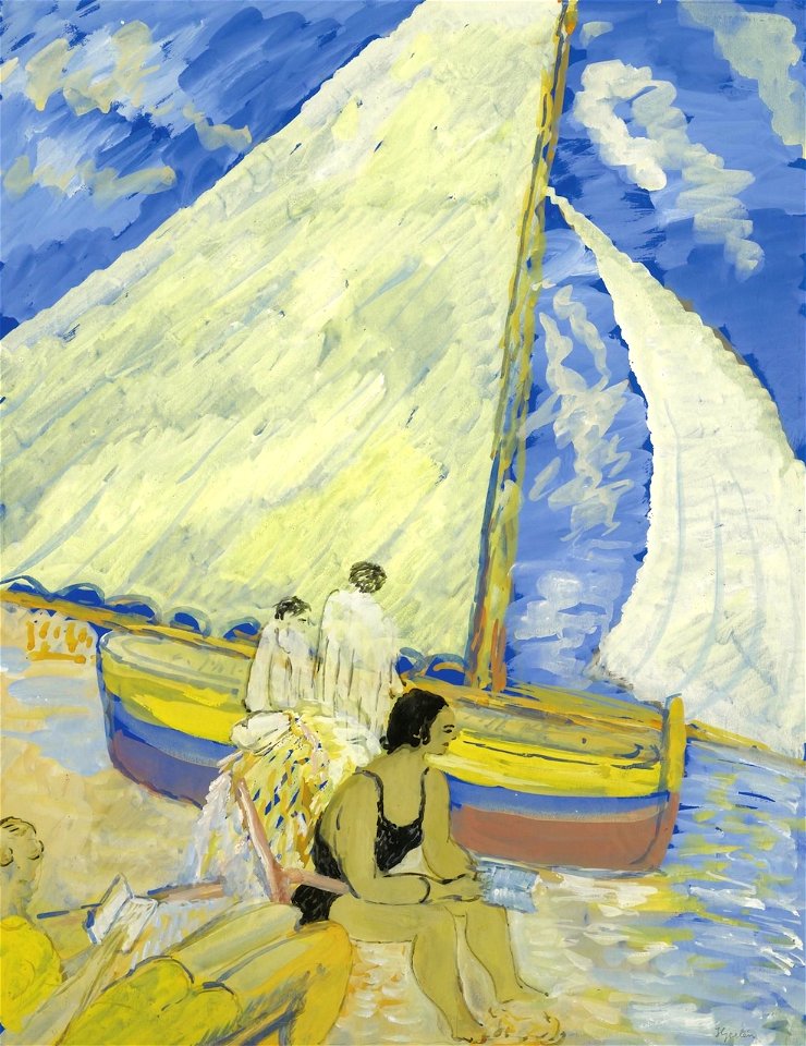 On the Beach in Alassio