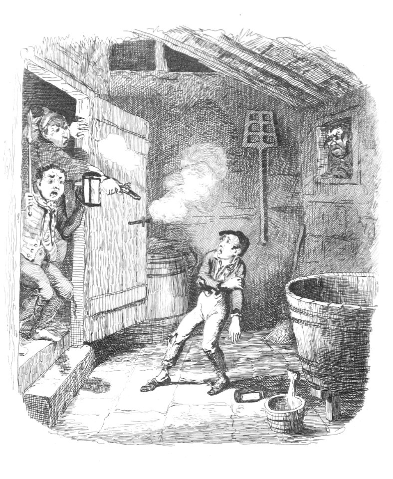 Oliver Twist - Cruikshank - The Burgulary
