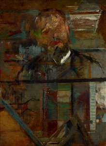 Olga Boznańska - Sketch Portrait of a Man – two-sided painting - MNK II-b-1340-b - National Museum Kraków