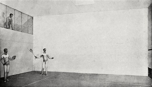 Olympic and Titanic Squash Court Artistic Conception