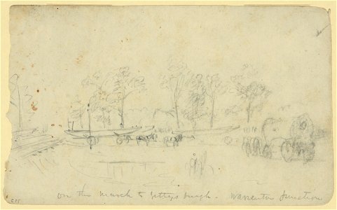 On the march to Gettysburg, Warrenton Junction LCCN2004682154
