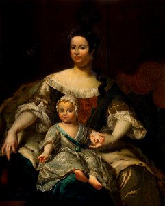 Onbekend - Ursula Christina Reiniera van Reede (1719-1747). Eerste echtgenote van Jan Maximiliaan van Tuyll van - C1028 - Cultural Heritage Agency of the Netherlands Art Collection