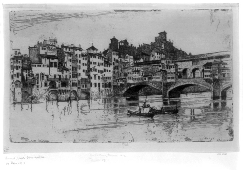 On the Arno, Florence LCCN2002715753