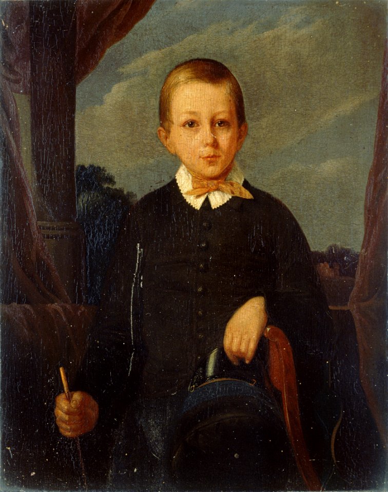 Onbekend - Portret van een jongen - XN500 - Cultural Heritage Agency of the Netherlands Art Collection
