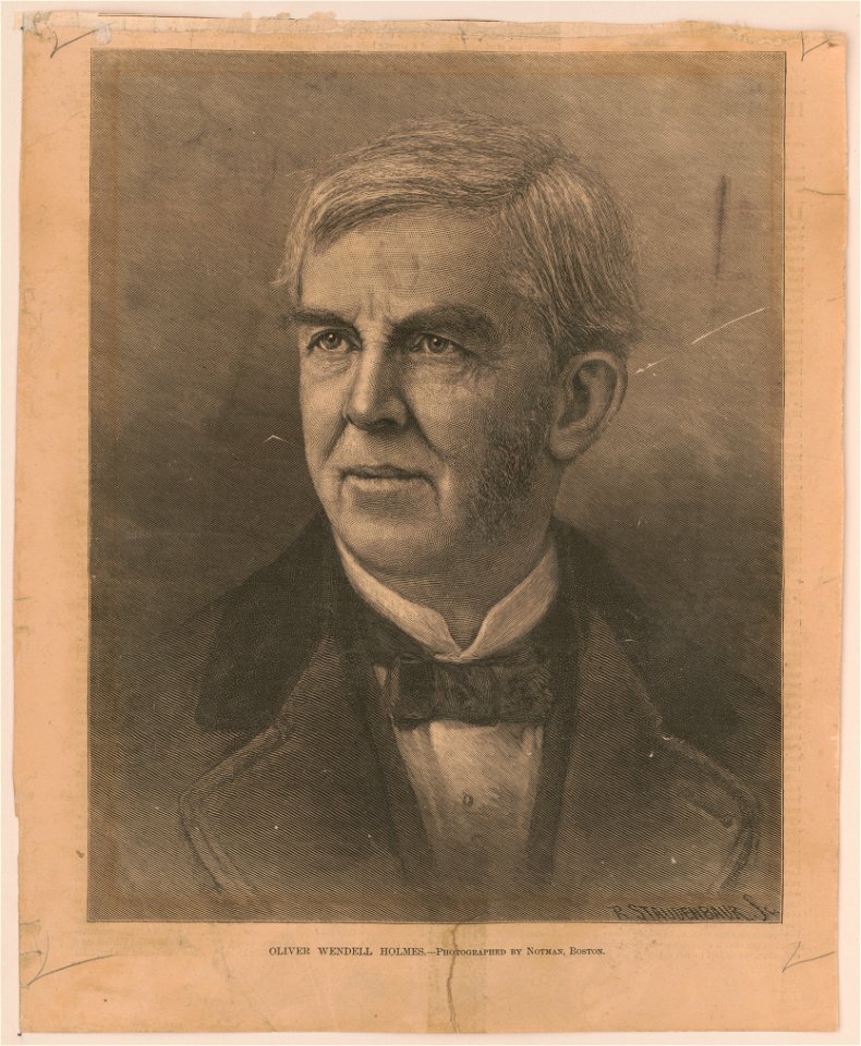 Oliver Wendell Holmes - photographed by Notman, Boston ; R. Staudenbaur sc. LCCN2012649668