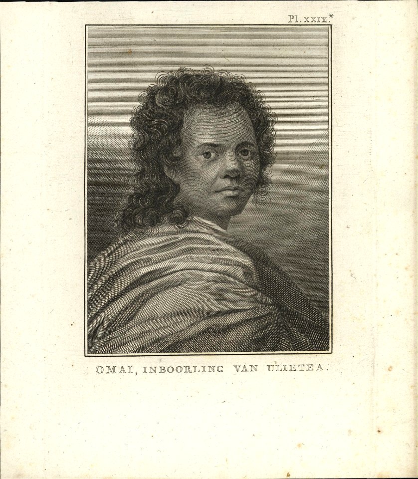 Omai, inboorling van Ulietea, objectnr A 58256