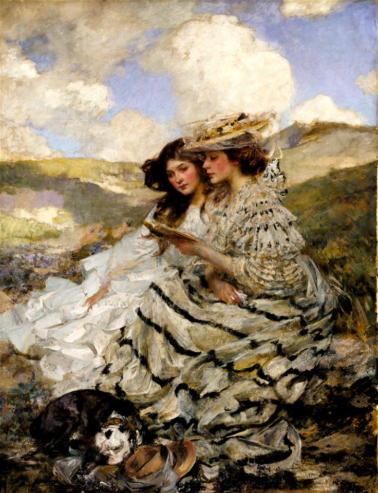 On the Dunes (Lady Shannon and Kitty)-1929.6.110 1