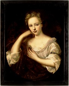 Onbekend - Portret van een vrouw - C285 - Cultural Heritage Agency of the Netherlands Art Collection