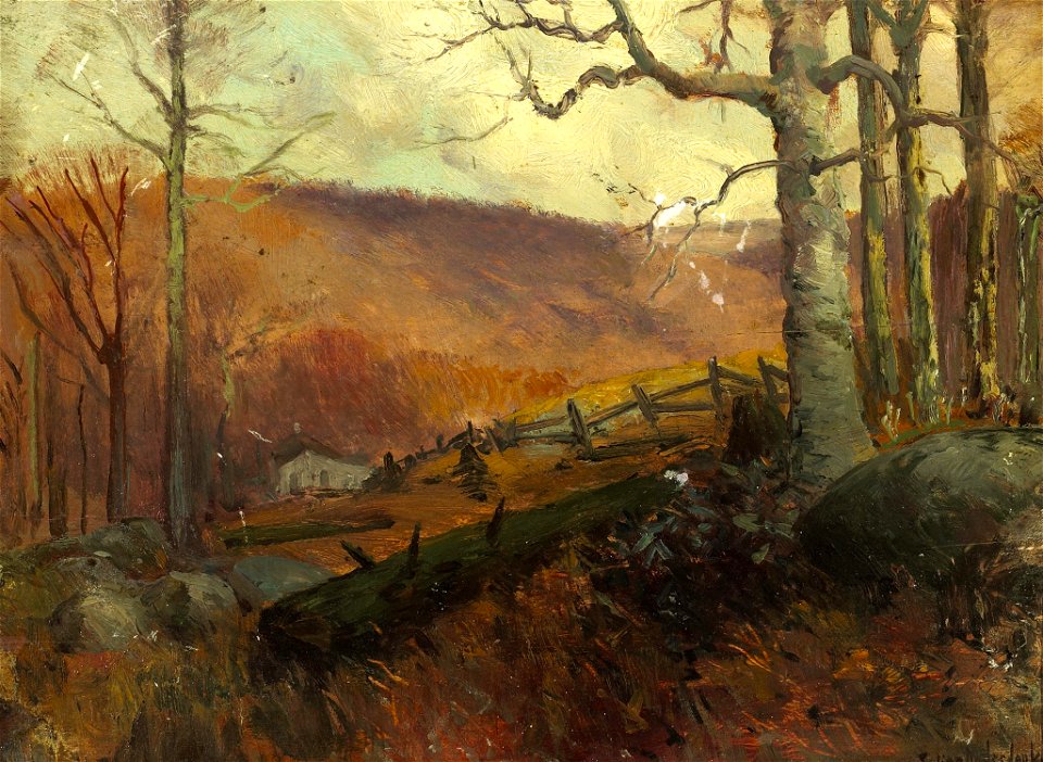 Julian Onderdonk - April Morning in the Catskill Mountains (1909)