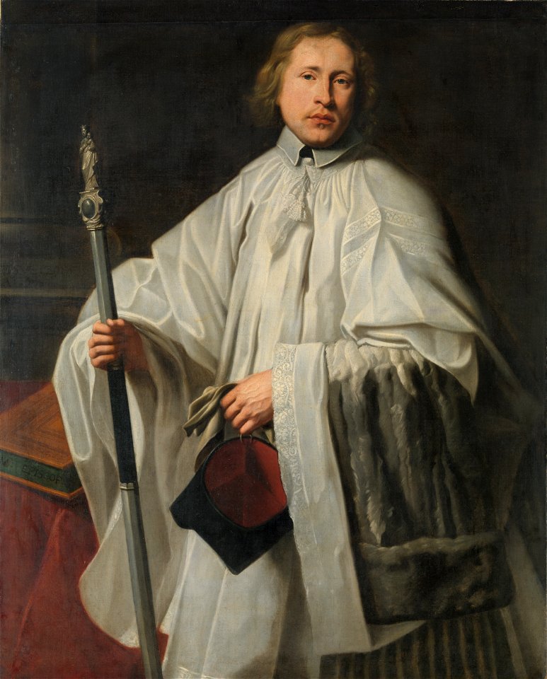 Omgeving van Philippe de Champaigne - Portrait of Jacobus Govaerts (b. 1635-36) - 237 - Rijksmuseum