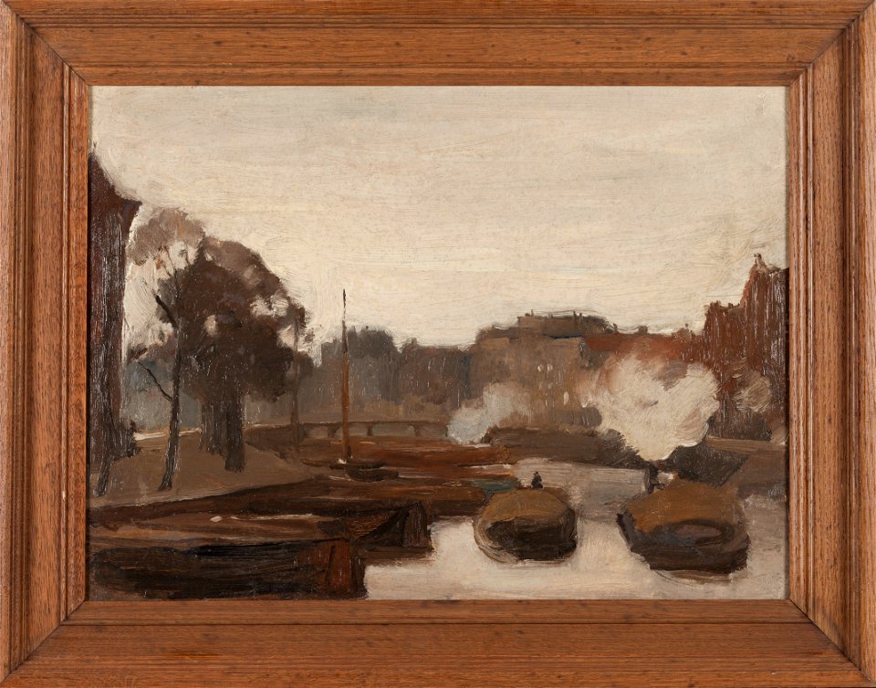 Onbekend - De kromme Waal - W196 - Cultural Heritage Agency of the Netherlands Art Collection