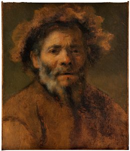 Omgeving van Rembrandt van Rijn - Study of an Old Man - 828 - Mauritshuis