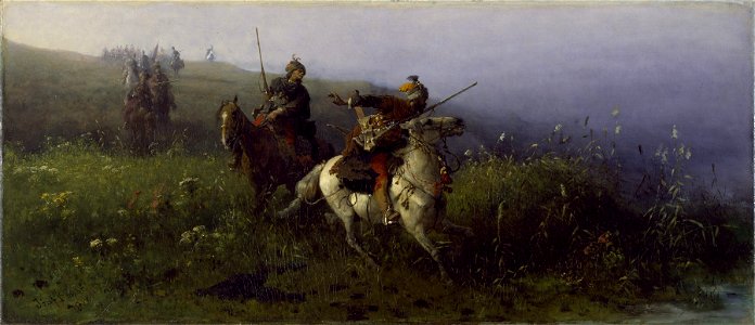 On Reconnaissance, Józef Brandt, 1876