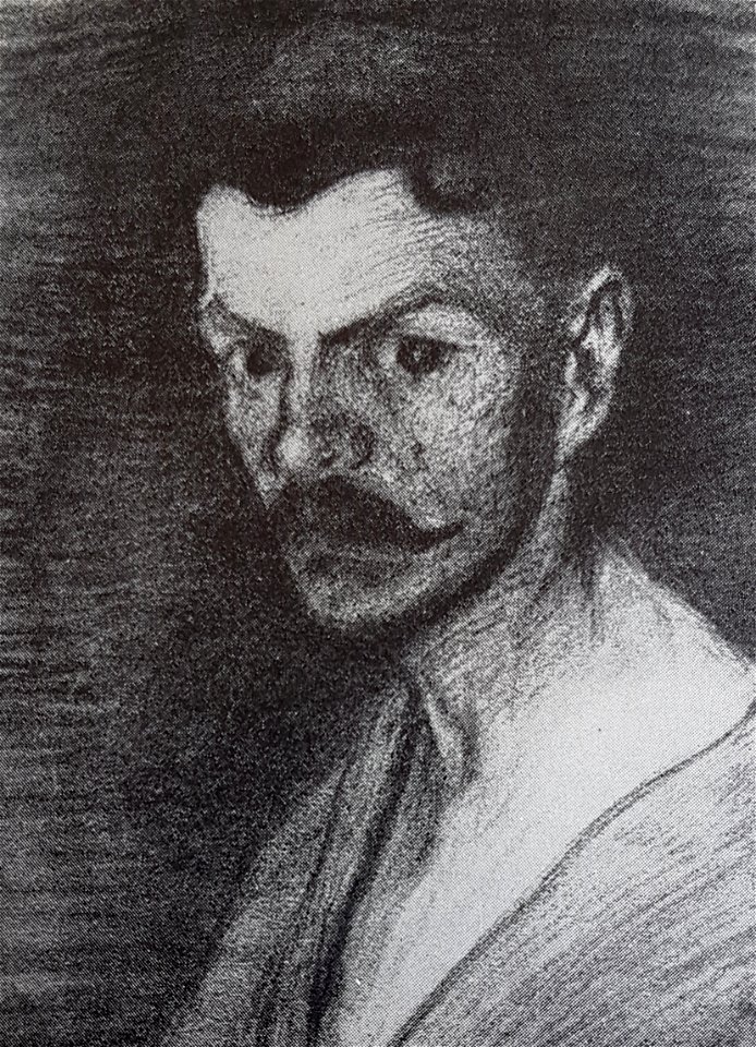 Olof Sager-Nelson självporträtt