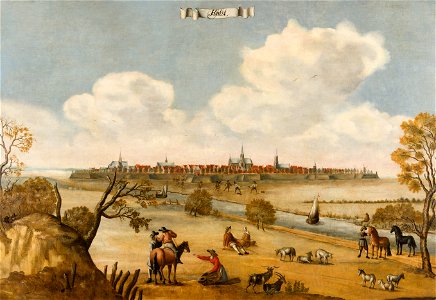 Onbekend - Gezicht op Hulst - C288 - Cultural Heritage Agency of the Netherlands Art Collection