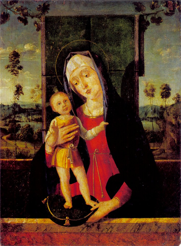 Omgeving van Alvise Vivarini - Maria met kind - 1079 - Städel Museum