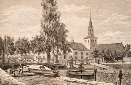 Olof Sörling, inloppet från Vättern till Göta Kanal, Motala, Sjöhistoriska museet SB 357