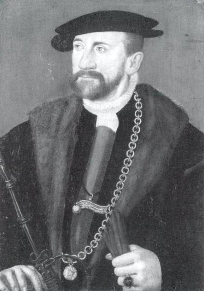 Omgeving van Conrad Faber von Kreuznach - Portret van Justinianus von Holzhausen - 1732 - Städel Museum