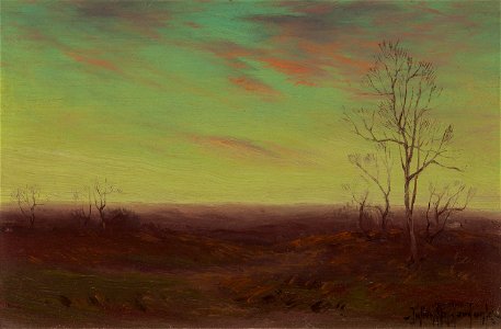 Julian Onderdonk - Winter Twilight Southwest Texas (1908)
