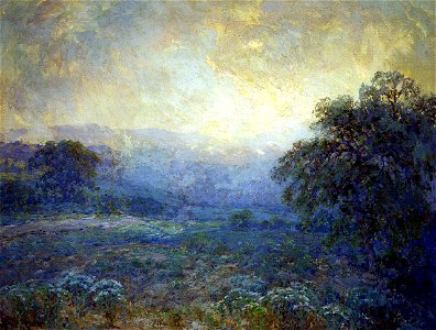 Julian Onderdonk (1882-1922) - Dawn In The Hills (1922)