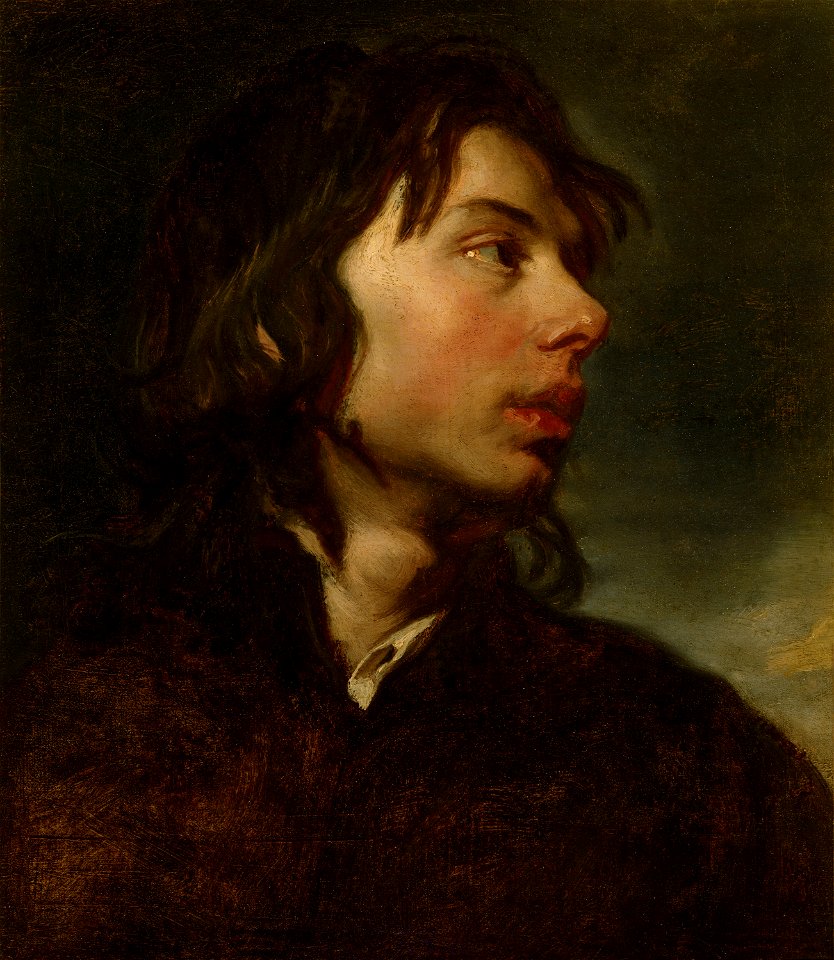 Omgeving van Jacob van Oost de Jonge - Bust of a Young Man - 297 - Mauritshuis