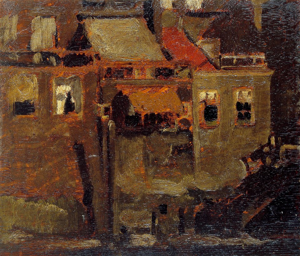 Onbekend - Huizen te Dordrecht - W231 - Cultural Heritage Agency of the Netherlands Art Collection