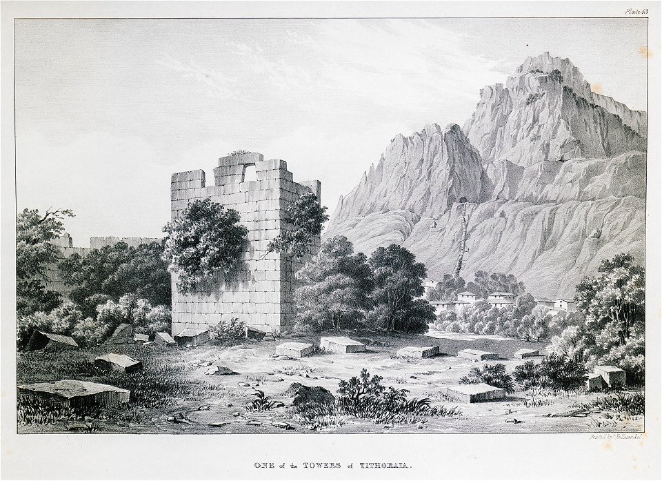 One of the towers of Tithoraia - Dodwell Edward - 1834