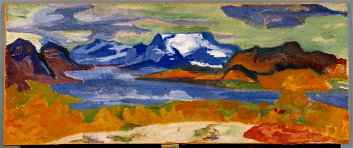 On the Way to Sjöfallet (Helmer Osslund) - Nationalmuseum - 25317