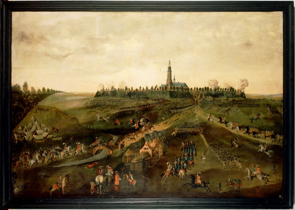 Onbekend - De vergeefse bestorming van Aardenburg door de Fransen in 1672 - C294 - Cultural Heritage Agency of the Netherlands Art Collection