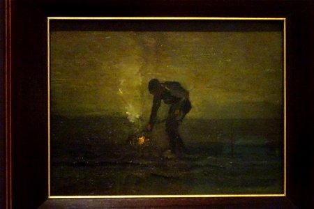 Onkruid verbrandende boer1 Vincent van Gogh 1883