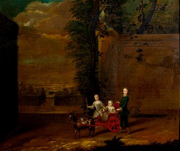 Onbekend - Godard Adriaan van Reede (1716-1736), derde Graaf van Athlone, Frederik Willem van Reede (1717-1747) - C1027 - Cultural Heritage Agency of the Netherlands Art Collection