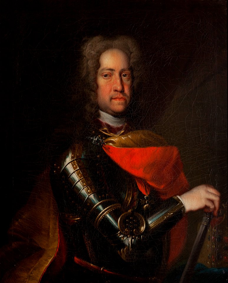 Onbekend - Josef I (1678-1711), keizer van Oostenrijk, Koning van Hongarije en Bohemen - C1045 - Cultural Heritage Agency of the Netherlands Art Collection