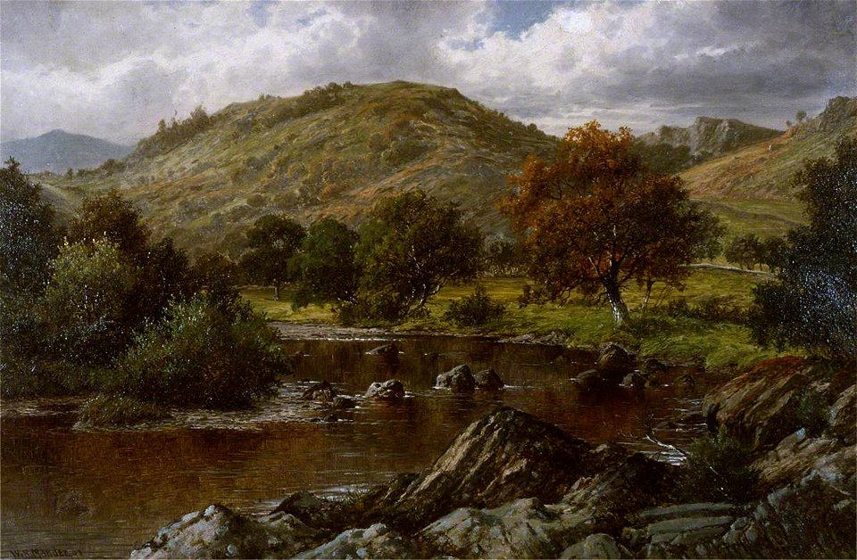 On the Lledr above Lledr Bridge (gcf01322)
