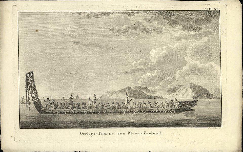 Oorlogs-Praauw van Nieuw-Zeeland, objectnr A 58310